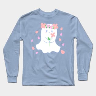 Flower ghost Long Sleeve T-Shirt